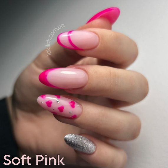Гель для наращивания ногтей Польша Soft Pink 50мл