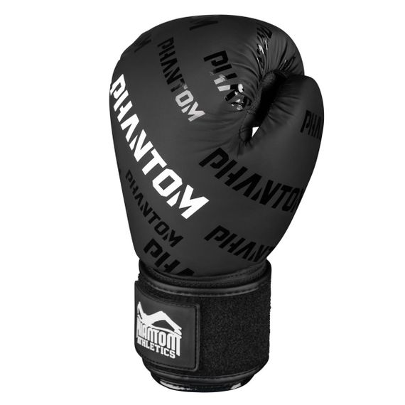 Боксерські рукавиці Phantom APEX Velcro Black 12 унцій (Бинти 4м. в подарунок) | Зображення 2