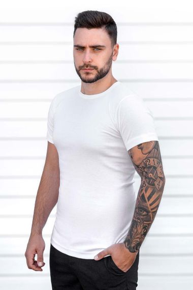 Чоловічі футболки та майки Sun`s House  розмір: 3XL Білий (арт. AR-FA-82-futbolka) | Зображення 2