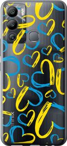 Чехол на Infinix Hot 12i Сердца UA "5292u-2863-17620"