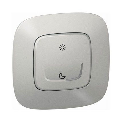 Valena Allure with NETATMO. Умный беспроводной сценарный выключатель &quot;День / Ночь&quot; . Алюминий (752789) | Зображення 1