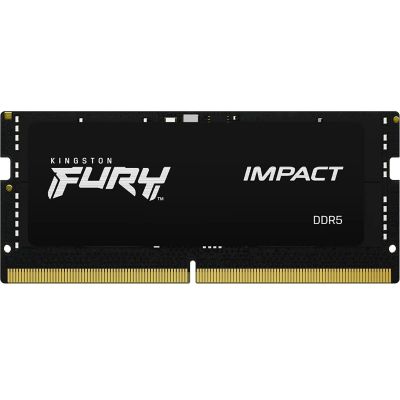 Модуль памяти для ноутбука SoDIMM DDR5 16GB 6000 MHz Impact Kingston Fury (ex.HyperX) (KF564S38IB-16)