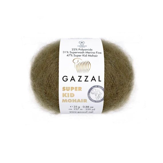 Super Kid Mohair № 64403 Gazzal Турецька пряжа для в'язання нитки кід мохер 64403