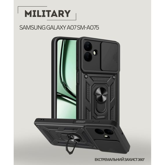 Чохол до мобільного телефона BeCover Military Samsung Galaxy A07 SM-A075 Black (713897) | Зображення 4