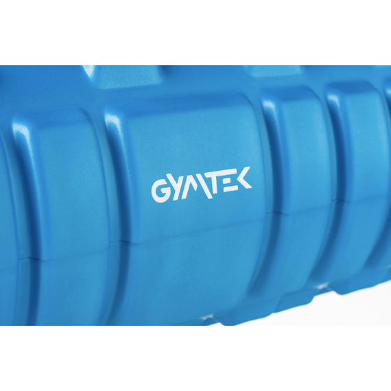 Масажний ролик Gymtek для йоги та фітнесу EVA 33*14см синій | Зображення 2