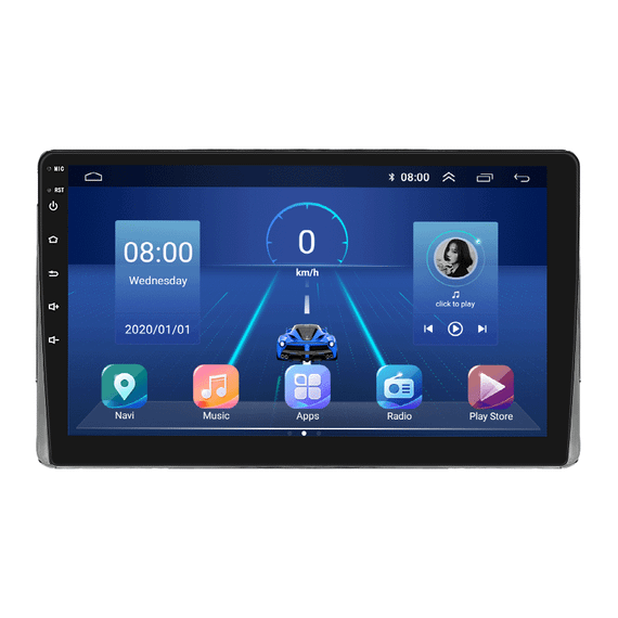 Штатна магнітола 9" Lesko для Toyota Highlander I (U20) 2001-2003 6/128Gb 4G Wi-Fi GPS Top Тойота