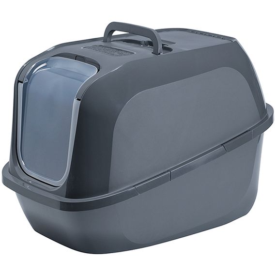 Moderna Mega Deluxe туалет закрыт для кошек, 66 см х 47 см х 46 см, серый