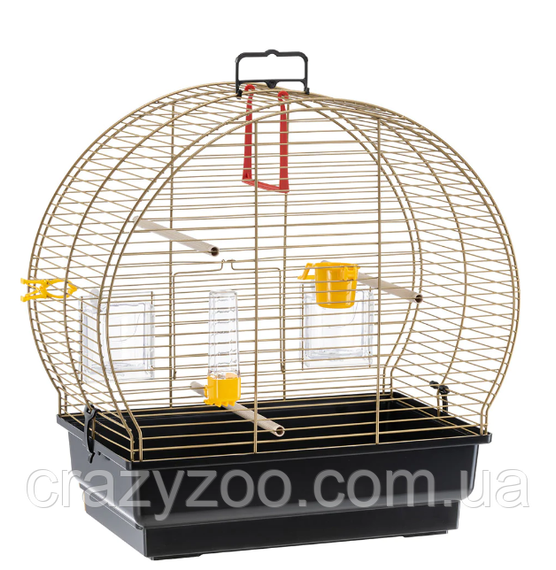 Клітка для канарок та маленьких птахів Ferplast Luna 2 коричнева 44.5х25х45.5 см 52005502 | Зображення 2