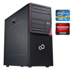 Ігровий ПК Fujitsu Esprimo P920 E85+ Tower / Intel Core i5-4570 (4 ядра по 3.2 - 3.6 GHz) / 16 GB DDR3 / 240 GB SSD + 500 GB HDD / AMD Radeon RX 550, 4 GB GDDR5, 128-bit / DVD-RW б/в