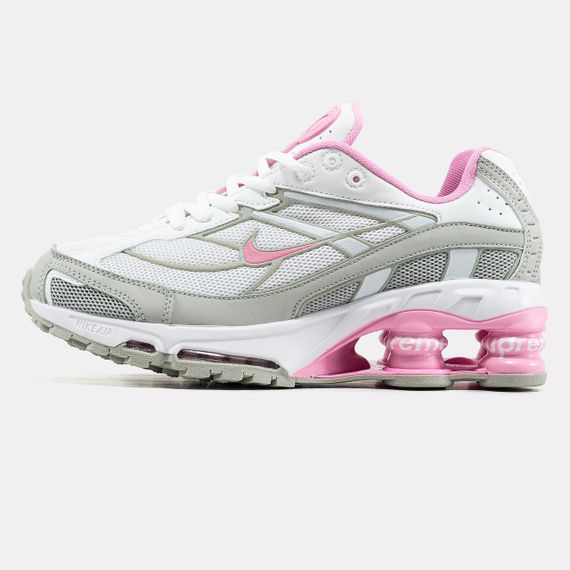 Кросівки  Shox TL x Supreme Grey Pink / супрем весна / літо / осінь 2338 | Зображення 6