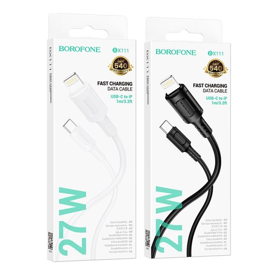 USB Borofone BX111 Type-C to Lightning PD27W | Зображення 1
