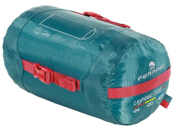 Спальний мішок Ferrino Lightec 700 SQ/+20°C Green Left (86154NVVS) | Зображення 1