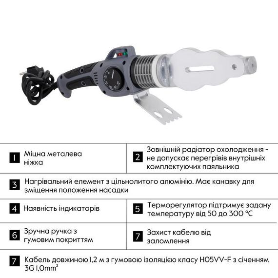 Паяльник для PPR Ø20-63 (механічний), 1500 Вт Thermo Alliance BASE-101 | Зображення 2