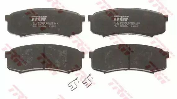 Колодки гальмівні дискові MITSUBISHI PAJERO задн.  TRW (GDB3464) | Зображення 1