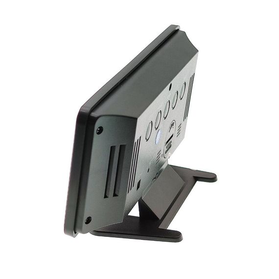 Настільний LED годинник з будильником і термометром вологістю VST 888Y / Електронний дзеркальний годинник для дому | Зображення 3