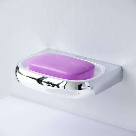 Стеклянная мыльница AM.PM Sensation с настенным держателем (A3034200) | Зображення 7