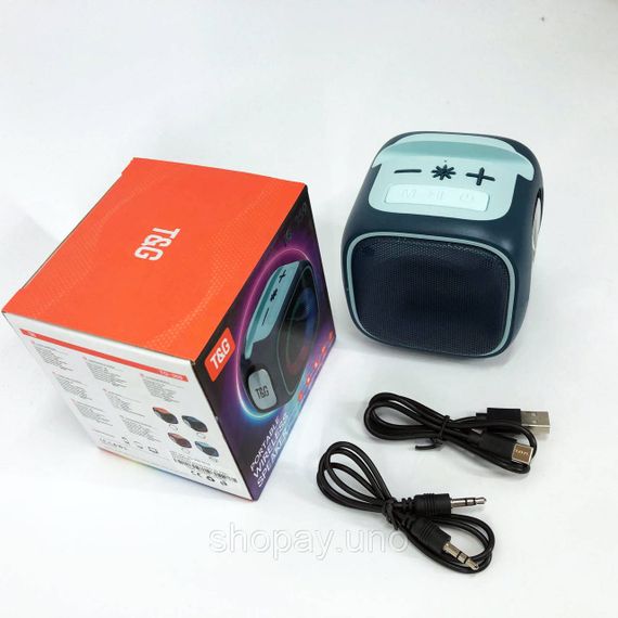 Светящееся блютуз колонка с хорошим звуком TG359, Портативная bluetooth колонка музыкальная ML-45 | Зображення 2