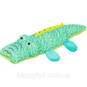 Игрушка Trixie для собак Крокодил плюш бирюзовый 33 см