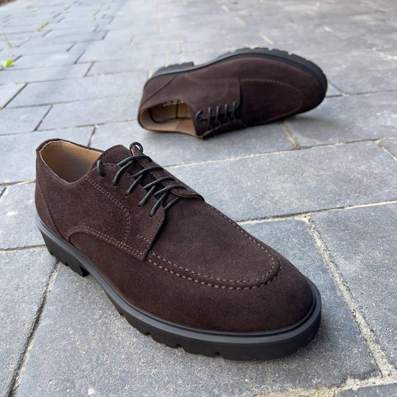 Коричневі чоловічі туфлі 40 розмір | Зображення 2