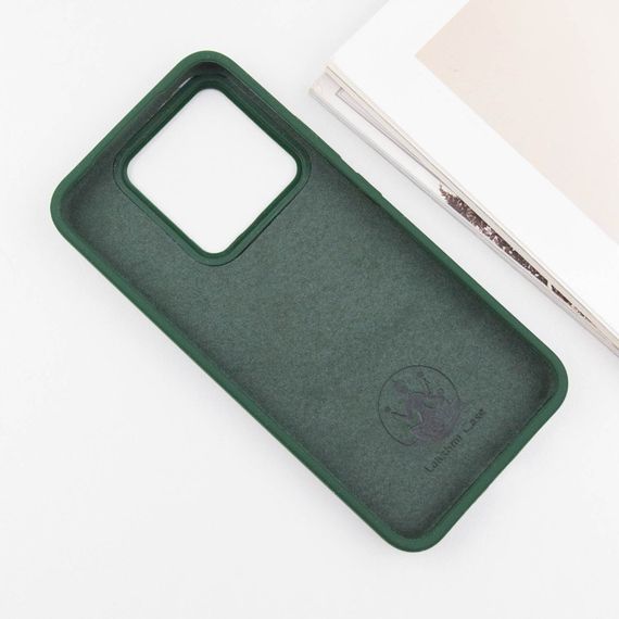 Чохол Silicone Cover Lakshmi (AAA) для Xiaomi Redmi Note 13 5G Зелений / Cyprus Green | Зображення 3