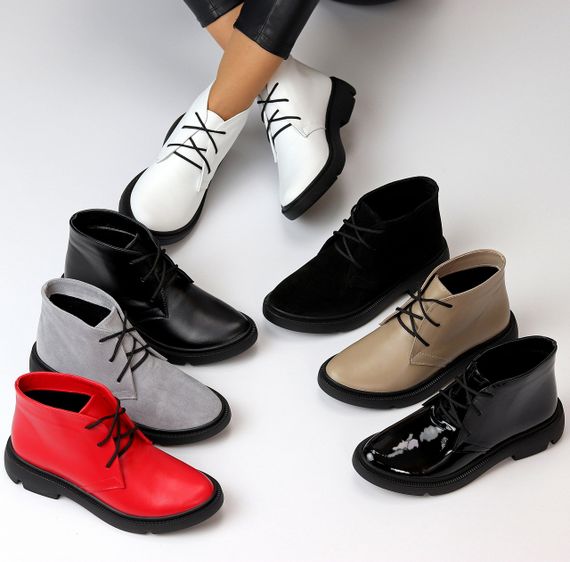 Іміджеві сірі черевики дезерти натуральна замша | Зображення 9