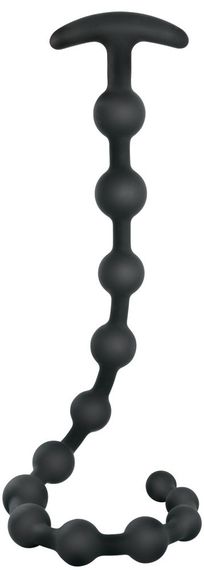 Анальний ланцюжок - Black Velvets Anal Beads Silicone Sex Aura | Зображення 1