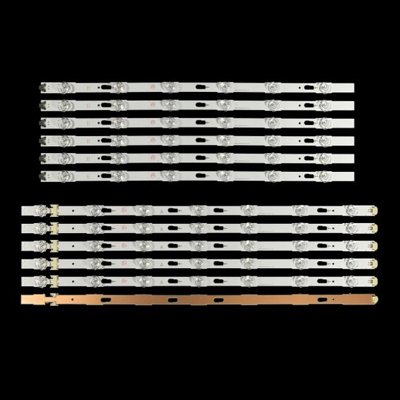 LED підсвітка Samsung TV 50" V6DU-500DCA-R2 V6DU-500DCB-R2 S_KU6K_50_FL30 L7+R6 REV1.1_160215 12шт. | Зображення 2