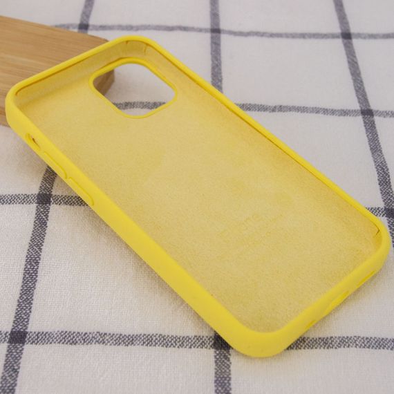 Чехол Silicone Case Full Protective (AA) для Apple iPhone 15 (6.1") Желтый / Yellow | Зображення 2