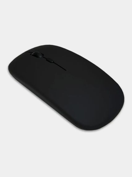 Мышь компьютерная беспроводная USB+Bluetooth TRY Slim 1600 dpi черная | Зображення 1