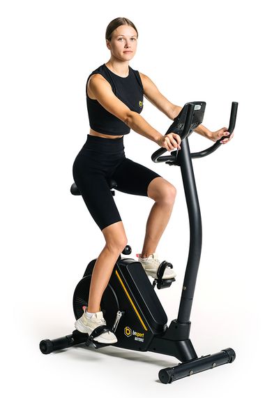 Велотренажер Besport BS-6047 MAYBIKE электромагнитный черно-желтый | Зображення 7
