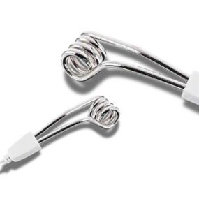 Кип'ятильник електричний маленький 220V Білий