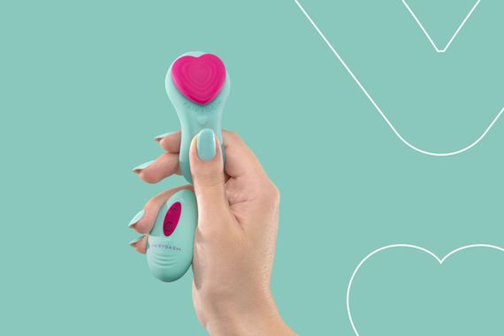 Вібратор у трусики FairyGasm HeartGem green, на магніті, пульт ДК | Зображення 9