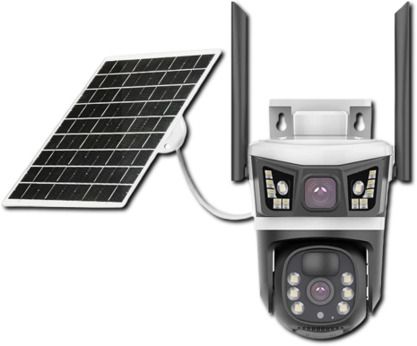 Камера відеоспостереження 4Мп, WiFi/4G, із 3 камерами + сонячна панель XPRO IPC-HDW2431TP-AS-S2 (234576068_1658)