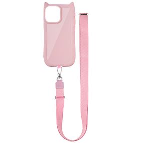 Чохол TPU GETMAN Cat with straps для Apple iPhone 16 Pro Max (6.9") Pink