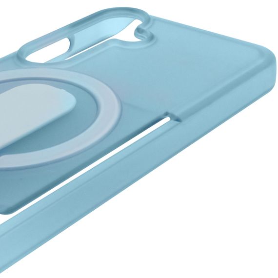 Чохол PC Soft Mist with Magnetic Fit для Samsung Galaxy S25+ / S24+ Light Blue | Зображення 4