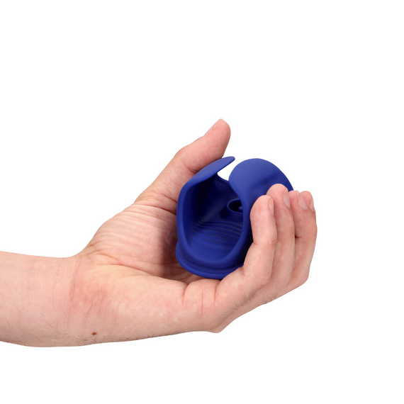 Мастурбатор с имитацией постукивания, синий Loveline (Нидерланды) Sex Aura | Зображення 6