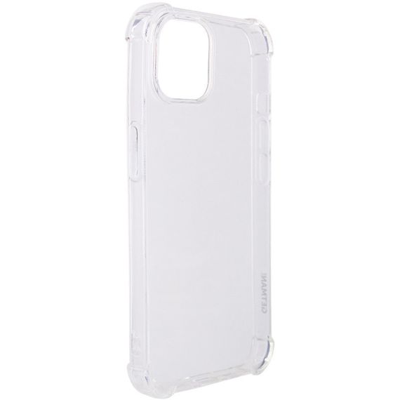 TPU чохол GETMAN Ease logo посилені кути для Apple iPhone 15 Plus (6.7") Безбарвний (прозорий) | Зображення 1