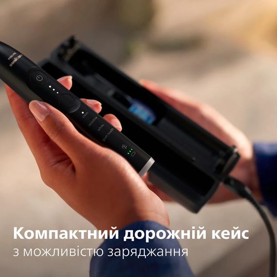 Електрична зубна щітка Philips Sonicare HX7421/01 (серія 7100), Чорний | Зображення 2