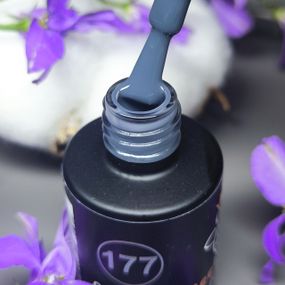 Гель-лак для ногтей Bee Nails 177 (мокрый асфальт) 8мл