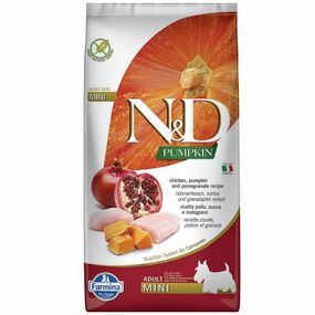 Сухий корм з куркою для собак малих порід Farmina N&D Pumpkin Dog Chicken & Pomegranate Adult Mini, 800 гр