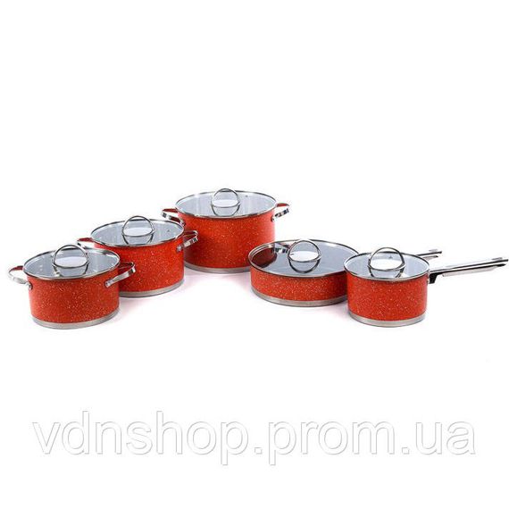 Хороший набір каструль, Набір каструль з міцним антипригарним покриттям для плит EA-47 | Зображення 1