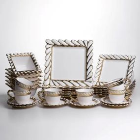 Сервіз порцеляновий Tiffany 24 предмети на 6 персон XZ-24PCS