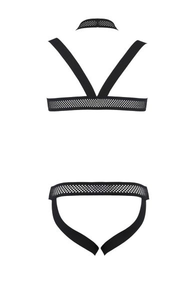 Комплект мужского белья с креплениями Passion 043 JACOB XXL/XXXL Black, трусы, шлейка sexstyle | Зображення 3