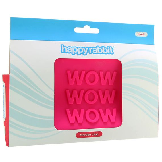 Кейс сумочка для зберігання іграшок Happy Rabbit WOW Small Silicone Zip Storage Sex Aura | Зображення 5
