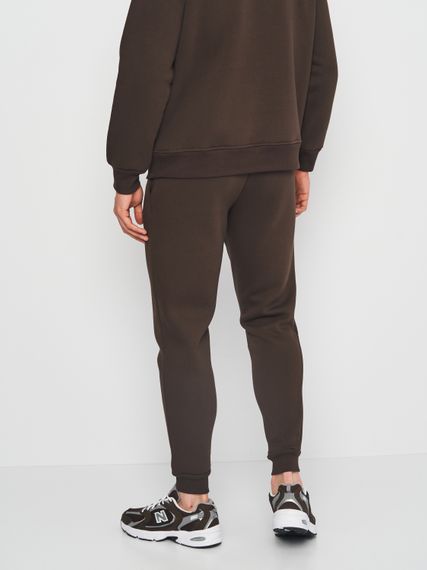 Штани чоловічі теплі коричневого кольору, 2XL | Зображення 1