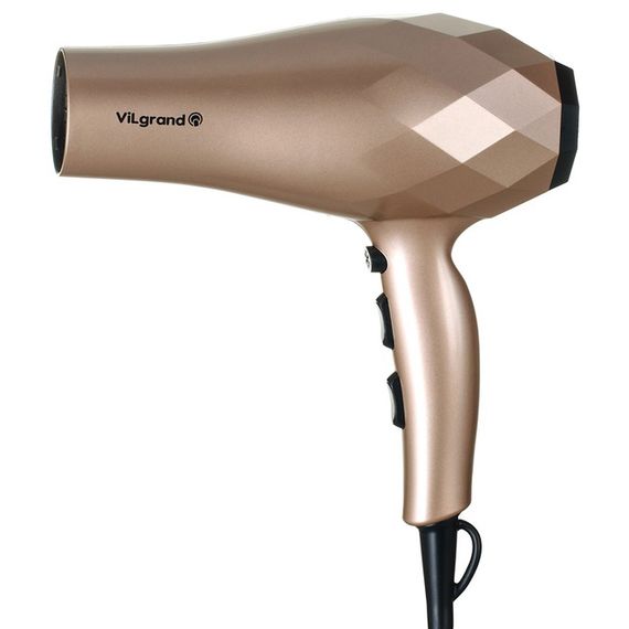 Фен VILGRAND VHD 2424TI. Цвет: бежевий | Зображення 1
