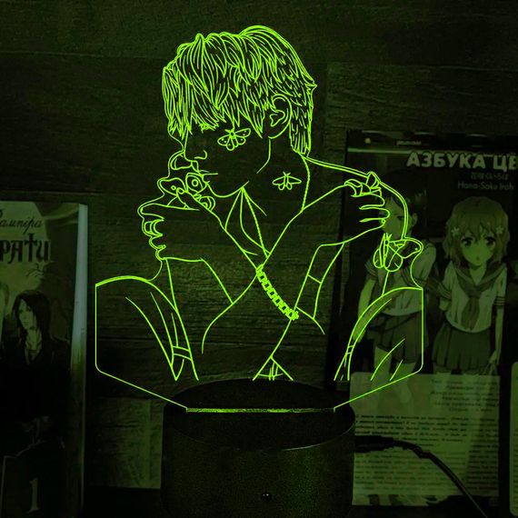 Акриловий світильник-нічник The Rose Усон Кім зелений tty-n002243