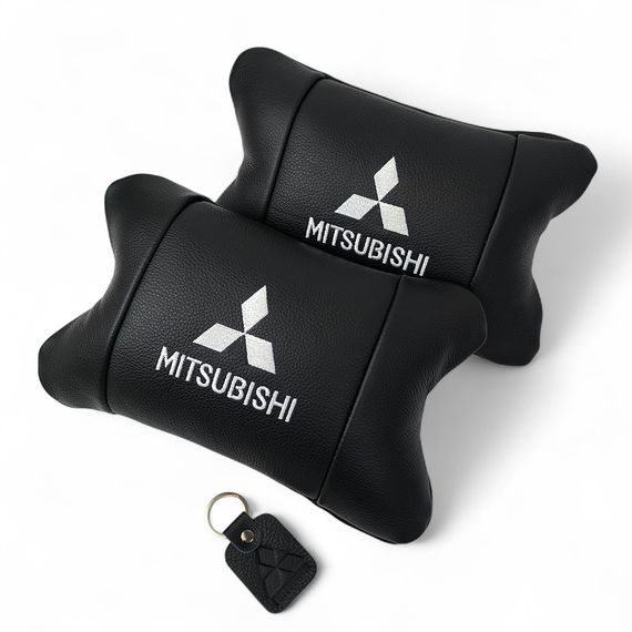 Автоподушки з логотипом Mitsubishi, Дорожні подушки, Подушки для шиї на підголівник FV-67 | Зображення 9