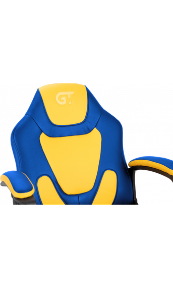 Кресло геймерское детское GT RACER X-1414 BlueYellow | Зображення 6