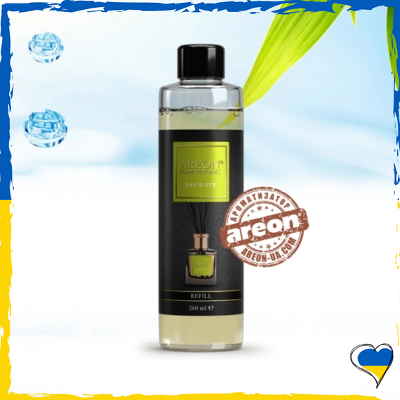 Наполнитель для аромадиффузора Areon Home Perfumes Refill Premium Eau D’ETE 260мл